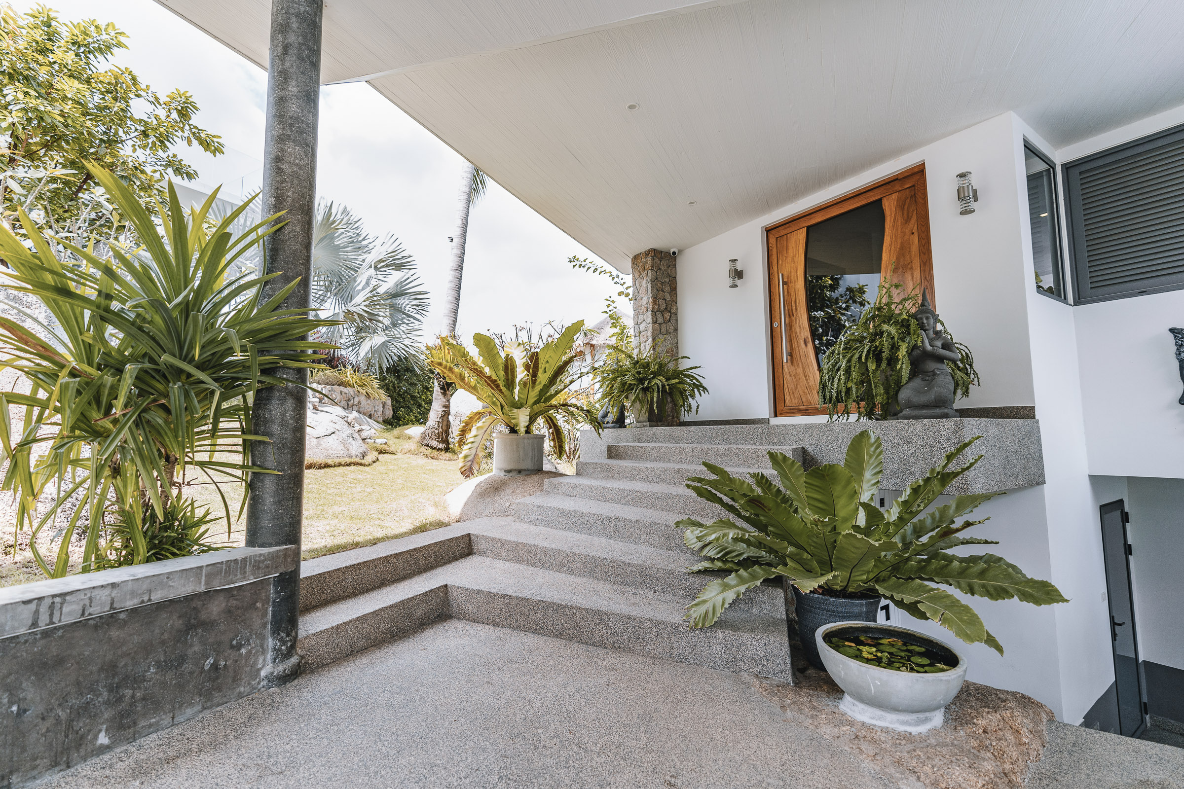 Villa entrance