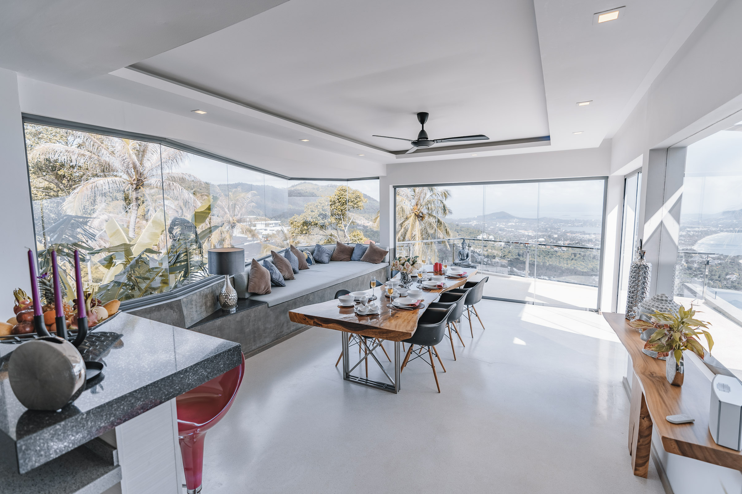 Open-plan living area